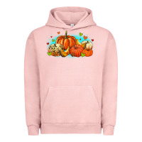 Pigment Salmon thankful pumpkins Urban Hoodie - MaliasSmallBusiness
