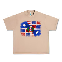Burro dominican and puerto rico flag Urban Heavy Tee - texasbilliewilder
