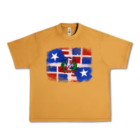 Peanut Butter dominican and puerto rico flag Urban Heavy Tee - texasbilliewilder