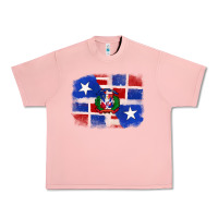 Salmon dominican and puerto rico flag Urban Heavy Tee - texasbilliewilder