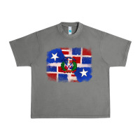 Tornado dominican and puerto rico flag Urban Heavy Tee - texasbilliewilder