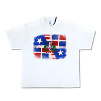 White dominican and puerto rico flag Urban Heavy Tee - texasbilliewilder