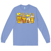 Colony Blue childhood cancer coffee cups Long Sleeve Tee - Zillion Design Studio