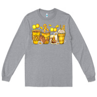 Heather Grey childhood cancer coffee cups Long Sleeve Tee - Zillion Design Studio