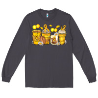 Smoke childhood cancer coffee cups Long Sleeve Tee - Zillion Design Studio