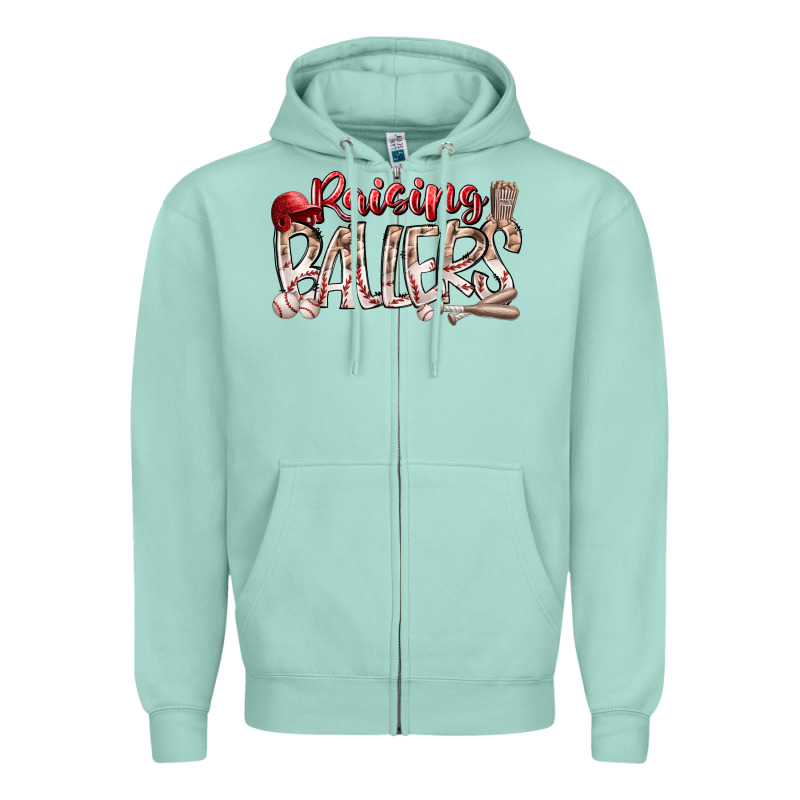 Raising Ballers Zipper Hoodie by RacoonDesign | Teevron
