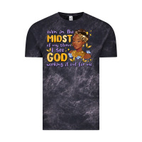 Cloud Black even in the midst of my storm i see god working it Vintage Tee - MaliasSmallBusiness