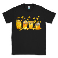 Black Childhood Cancer Coffee Cups Classic Tee - texasbilliewilder