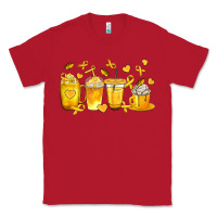 Red Childhood Cancer Coffee Cups Classic Tee - texasbilliewilder