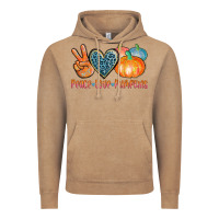 Vintage Coffee peace love pumpkins Vintage Hoodie - AdoDesignShop