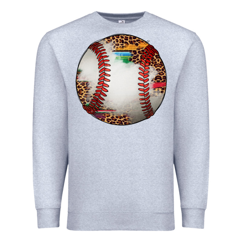 Western Baseball Leopard Serape Pattern Premium Sweatshirt by Artiststas | Teevron