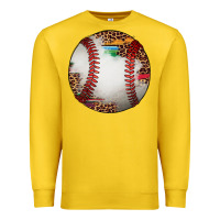 Lemon western baseball leopard serape pattern Premium Sweatshirt - Artiststas