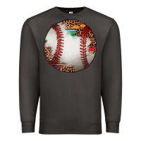 Smoke western baseball leopard serape pattern Premium Sweatshirt - Artiststas