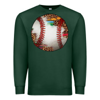 Sports Green western baseball leopard serape pattern Premium Sweatshirt - Artiststas
