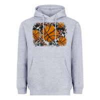 Heather Grey basketball background Heavyweight Hoodie - JahusDesignShop