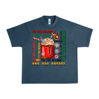 Midnight Navy tis the season Urban Heavy Tee - Zillion Design Studio