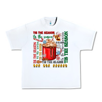 White tis the season Urban Heavy Tee - Zillion Design Studio