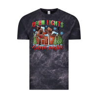 Cloud Black barn lights and silent nights Vintage Tee - MaliasSmallBusiness