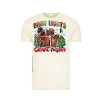 Vintage Arctic barn lights and silent nights Vintage Tee - MaliasSmallBusiness