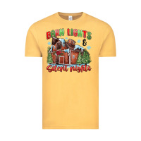 Barn Lights And Silent Nights Vintage Tee | Teevron