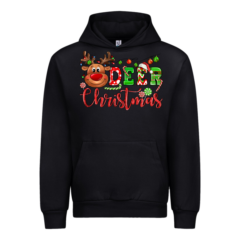 Deer Christmas Reindeer Urban Hoodie by NancyCooperArtShop | Teevron