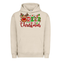 Pigment French Oak Deer Christmas reindeer Urban Hoodie - NancyCooperArtShop