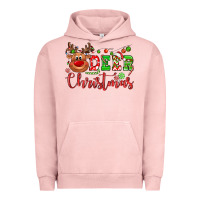 Pigment Salmon Deer Christmas reindeer Urban Hoodie - NancyCooperArtShop