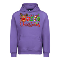 Tulip Deer Christmas reindeer Urban Hoodie - NancyCooperArtShop