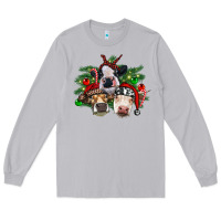 Moon Dust christmas cows with tree Long Sleeve Tee - RanaPortraitStore