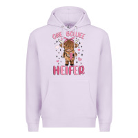 Lilac one boujee heifer Premium Hoodie - MaliasSmallBusiness