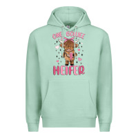 Seafoam one boujee heifer Premium Hoodie - MaliasSmallBusiness