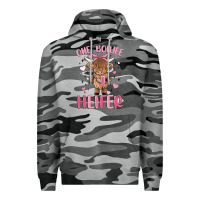 Slate Camo one boujee heifer Premium Hoodie - MaliasSmallBusiness