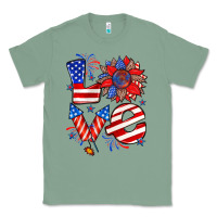 Sage 4th of july love Classic Tee - Zillion Design Studio