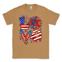 Toasted Coconut 4th of july love Classic Tee - Zillion Design Studio
