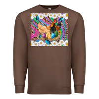 Chestnut easter farm chicken chick rooster daisys butterfly sunflower eggs glit Premium Sweatshirt - Artiststas