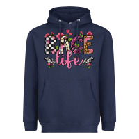 Navy race life Heavyweight Hoodie - Artiststas