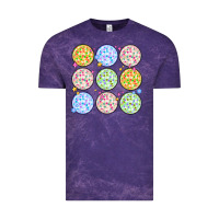 Cloud Purple disco balls Vintage Tee - MaliasSmallBusiness
