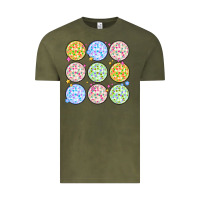 Vintage Olive disco balls Vintage Tee - MaliasSmallBusiness