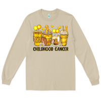 Mushroom childhood cancer coffee cups Long Sleeve Tee - Zillion Design Studio