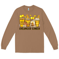 Toasted Coconut childhood cancer coffee cups Long Sleeve Tee - Zillion Design Studio