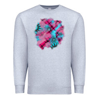 Heather Grey v.d gemstone's patches Premium Sweatshirt - AdoDesignShop