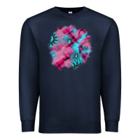 Navy v.d gemstone's patches Premium Sweatshirt - AdoDesignShop