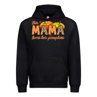 Black this mama loves her pumpkins Urban Hoodie - MaliasSmallBusiness