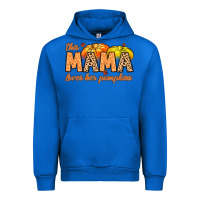 Cobalt this mama loves her pumpkins Urban Hoodie - MaliasSmallBusiness