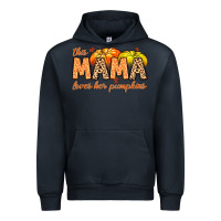 Navy this mama loves her pumpkins Urban Hoodie - MaliasSmallBusiness