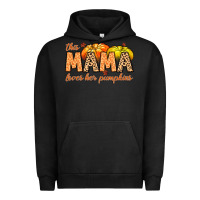 Pigment Black this mama loves her pumpkins Urban Hoodie - MaliasSmallBusiness