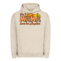 Pigment French Oak this mama loves her pumpkins Urban Hoodie - MaliasSmallBusiness