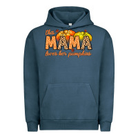Pigment Midnight Navy this mama loves her pumpkins Urban Hoodie - MaliasSmallBusiness