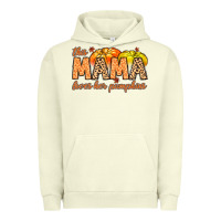 Pigment Pistachio this mama loves her pumpkins Urban Hoodie - MaliasSmallBusiness