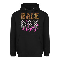 Black race day vibes Heavyweight Hoodie - Artiststas